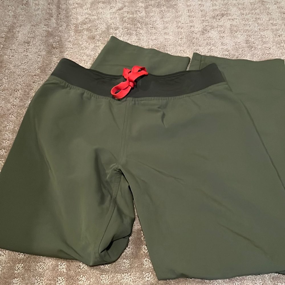 Figs Dark Olive Scrub Pants